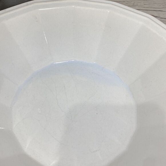 Homer Laughlin COLONIAL WHITE: 9" Vegetable Serving Bowl - Picture 5 of 5